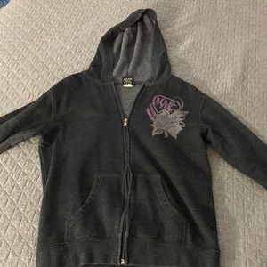 Metal mulisha charcoal gray hoodie